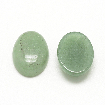 Natural Green Aventurine Cabochons X-G-R415-13x18-43-1