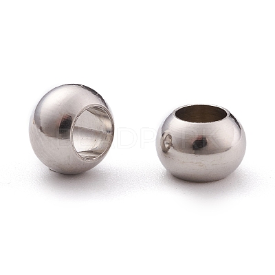 Tarnish Resistant 304 Stainless Steel Rondelle Beads STAS-I020-14-1