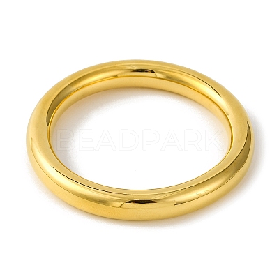 Ion Plating(IP) Plain 304 Stainless Steel Bangles for Women BJEW-B104-32C-G-1