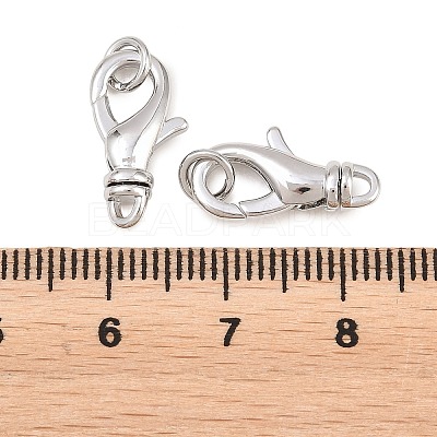 Brass Lobster Claw Clasps KK-H287-08B-P-1