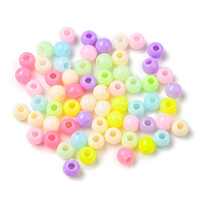 Opaque Acrylic Beads OACR-I006-03-1