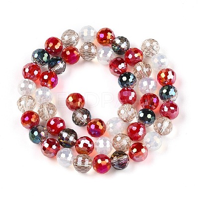 Electroplate Glass Bead Strands GLAA-Z006-01J-1