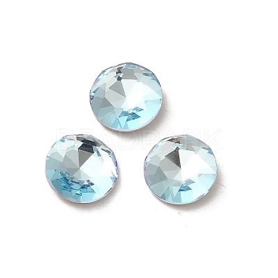 Glass Rhinestone Cabochons RGLA-P037-10B-D202-1