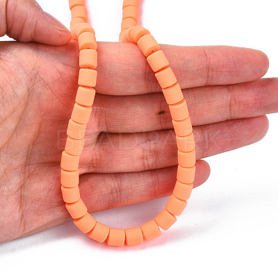 Handmade Polymer Clay Bead Strands CLAY-ZX006-01-39-1