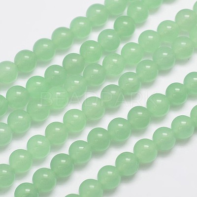 Natural & Dyed Malaysia Jade Bead Strands X-G-A146-8mm-A26-1