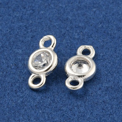 925 Sterling Silver Connector Charms STER-C007-07A-S-1