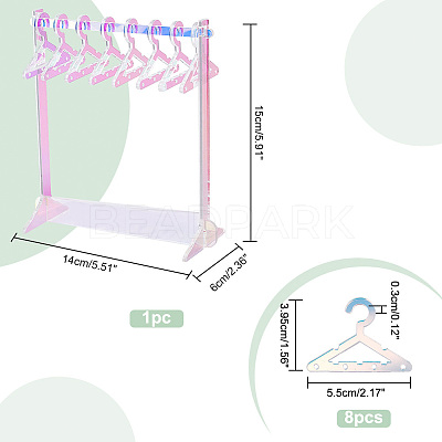 1 Set Acrylic Earring Display Stands EDIS-PH0001-34-1