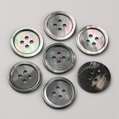 Natural Shell Buttons LS-BUTT-WH0028-46C-1