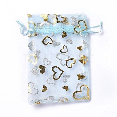 Organza Drawstring Jewelry Pouches OP-I001-B01-1