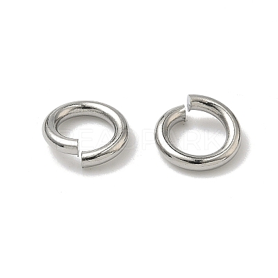 Tarnish Resistant 304 Stainless Steel Open Jump Rings STAS-R065-42-1