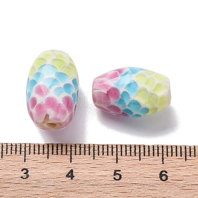 Two Tone Handmade Lampwork Beads LAMP-K042-01C-1