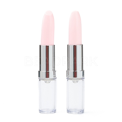 Lipstick Shape Empty Tube Black Ink Ballpoint Pens LS-DIY-H123-A01-1