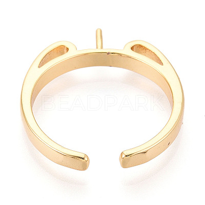 Brass Cup Peg Ring Settings LS-KK-N274-36G-1