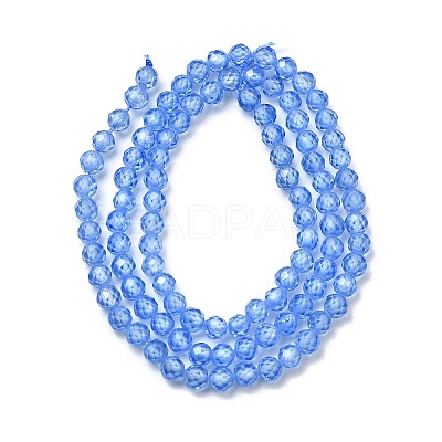 Cubic Zirconia Beads Strands G-G792-47-14C-1