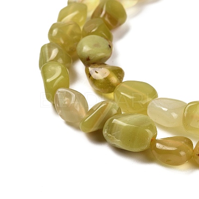 Natural Yellow Opal Beads Strands G-P497-01E-02A-1