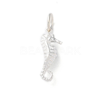 925 Sterling Silver Sea Animal Sea Horse Charms STER-E071-02S-05-1