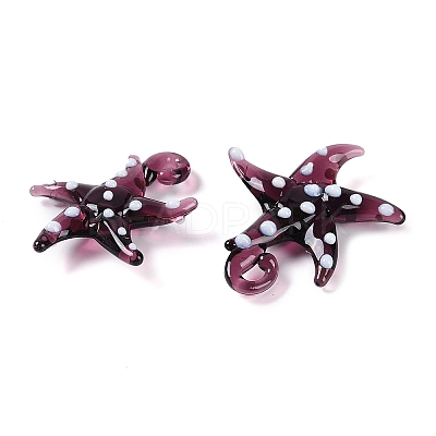 Handmade Lampwork Pendants LAMP-C015-02I-1