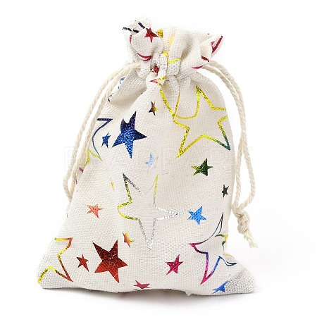Christmas Theme Cotton Fabric Cloth Bag LS-ABAG-H104-B14-1