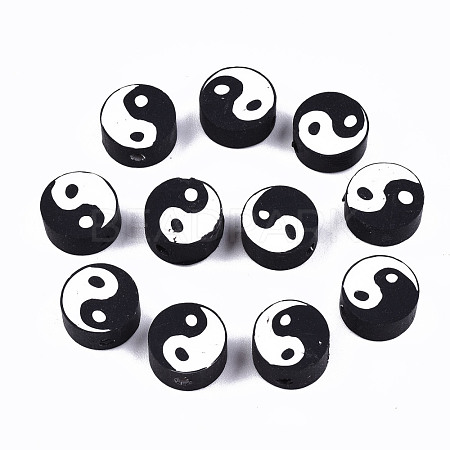 Handmade Polymer Clay Beads CLAY-T016-65A-1