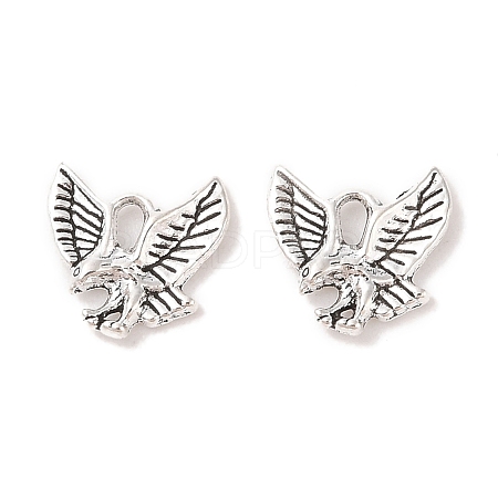 Tibetan Style Alloy Pendants X-TIBEP-20305-AS-R-1