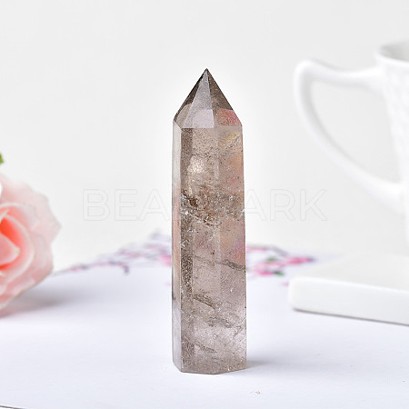 Point Tower Natural Smoky Quartz Home Display Decoration PW23030679093-1