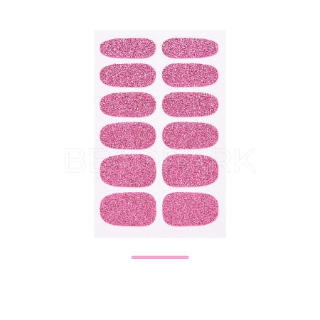 Solid Color Full-Cover Wraps Nail Polish Stickers MRMJ-T078-253A-1
