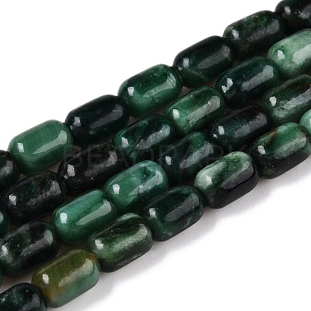 Natural Fuchsite Beads Strands G-G980-34B-1