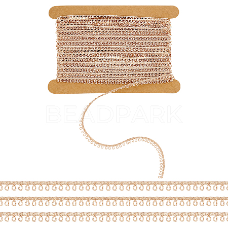 10 Yards Polyester Picot Lace Trim SENE-WH0003-42A-1