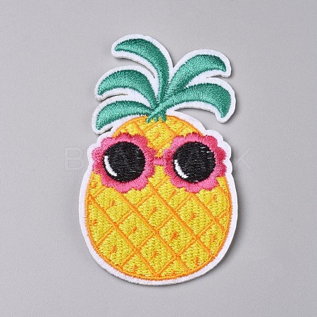 Computerized Embroidery Cloth Iron on/Sew on Patches X-DIY-F043-36-1