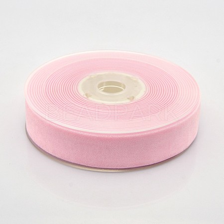 Polyester Velvet Ribbon for Gift Packing and Festival Decoration SRIB-M001-23mm-123-1