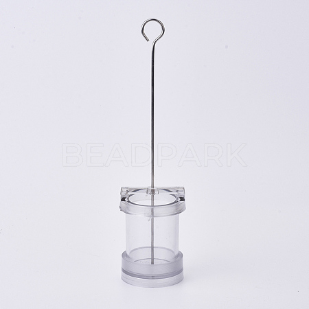 Transparent Plastic Candle Molds AJEW-WH0104-68-1