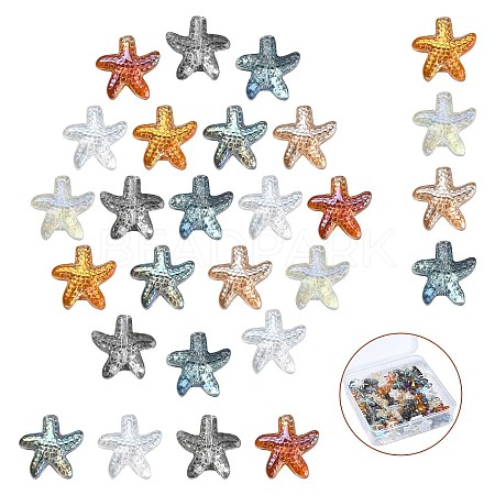 100Pcs Electroplate Glass Beads EGLA-CJ0001-11-1