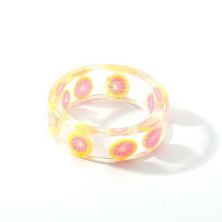 Resin Plain Band Rings FS-WG41763-10-1