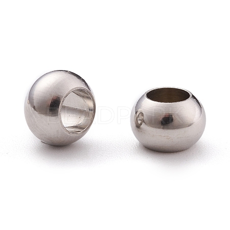 Tarnish Resistant 304 Stainless Steel Rondelle Beads STAS-I020-14-1