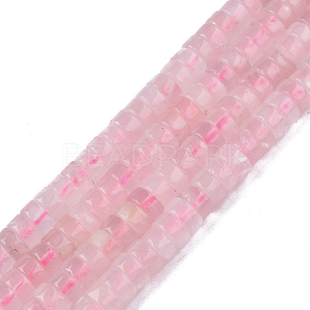 Natural Madagascar Rose Quartz Beads Strands G-N326-148A-1
