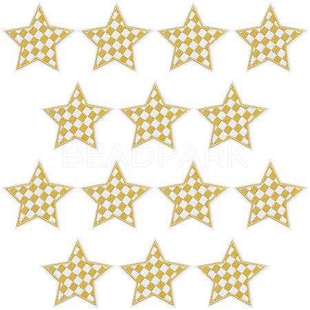 20Pcs Polyester Clothing Patches DIY-CY0002-35C-1