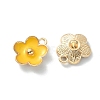 Light Gold Plated Alloy Enamel Pendants ENAM-YW0002-20G-3