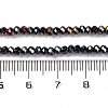 Baking Electroplate Glass Beads Strands DGLA-A039-J4mm-B20-4