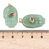 Natural Green Aventurine Pendants G-Z134-05A-3