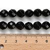 Natural Black Tourmaline Beads Strands G-H329-E02-8mm-5