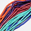Synthetic Turquoise Beads Strands TURQ-G120-4x13mm-M-1