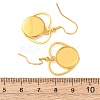 304 Stainless Steel Earring Cabochon Settings STAS-D267-01G-G-2