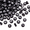  500Pcs 5 Style Opaque Acrylic Beads SACR-TA0001-16-11