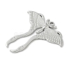 304 Stainless Steel Moth Pendants X-STAS-S186-08B-P-2