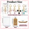 Flower Alloy Keychains KEYC-WA0001-06-2