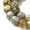 Dyed & Heated Natural Fire Crackle Agate Beads Strands G-P539-C01-03-4