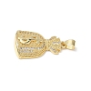 Micro Pave Clear Cubic Zirconia Pendants KK-L253-13G-05-2
