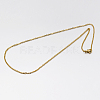 304 Stainless Steel Link Chain Necklace MAK-M007-G-2