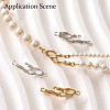 925 Sterling Silver Irregular Shaped Chandelier Component Links STER-D288-01G-4