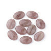 Natural Strawberry Quartz Gemstone Cabochons X-G-T020-18x25mm-28-1